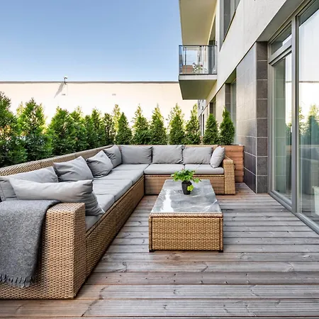 Designer With 19 Squares Terrace Apartmán Vilnius